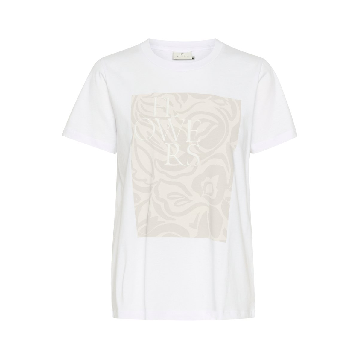 T-shirt blanc optical white, KAFFE
