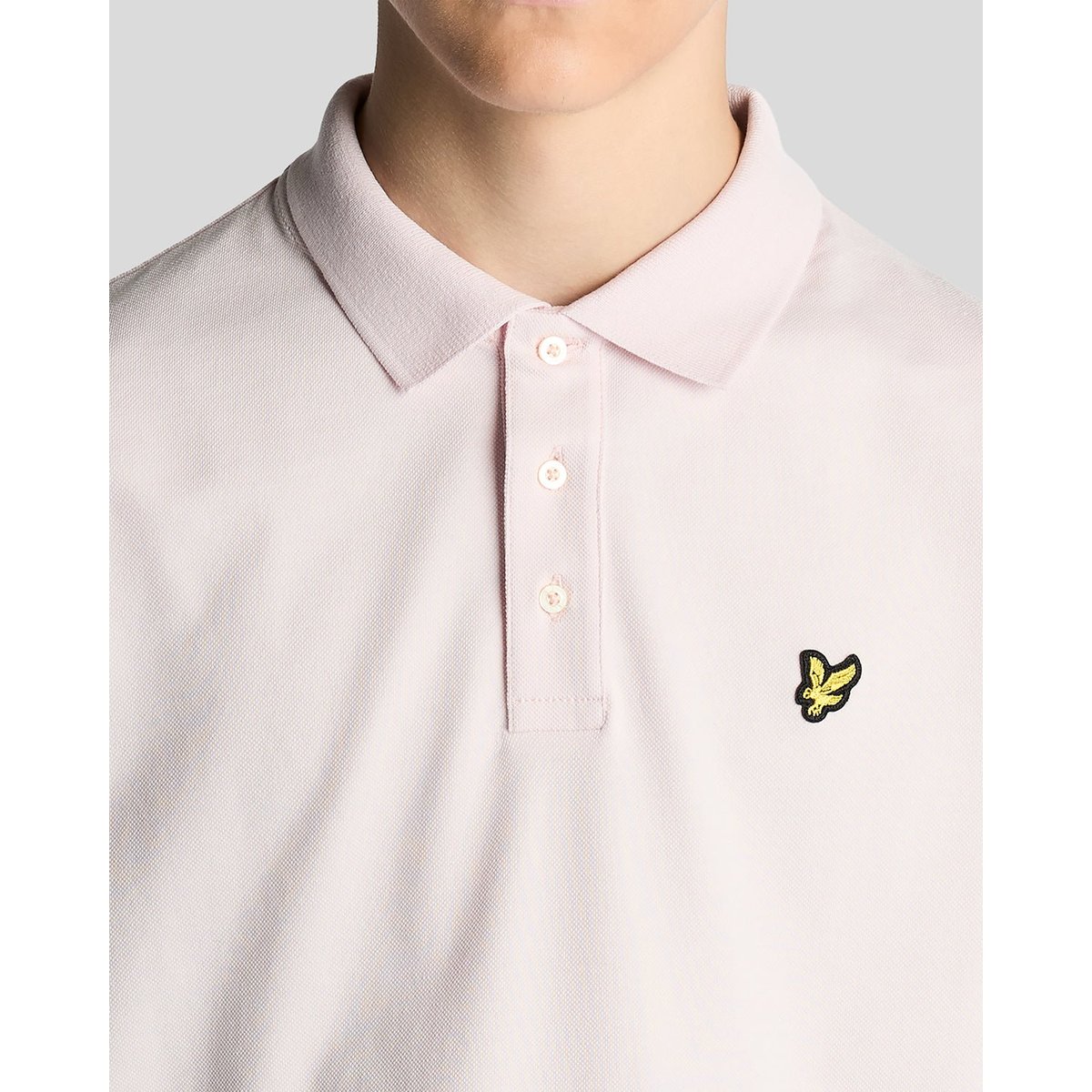 Polo en coton rose clair, LYLE & SCOTT
