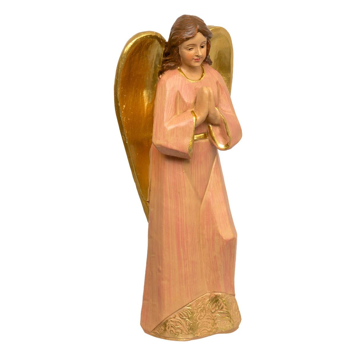 Lot de 10 santons pour crèche de Noël H15 cm résine SYLIO transparent, ATMOSPHERA