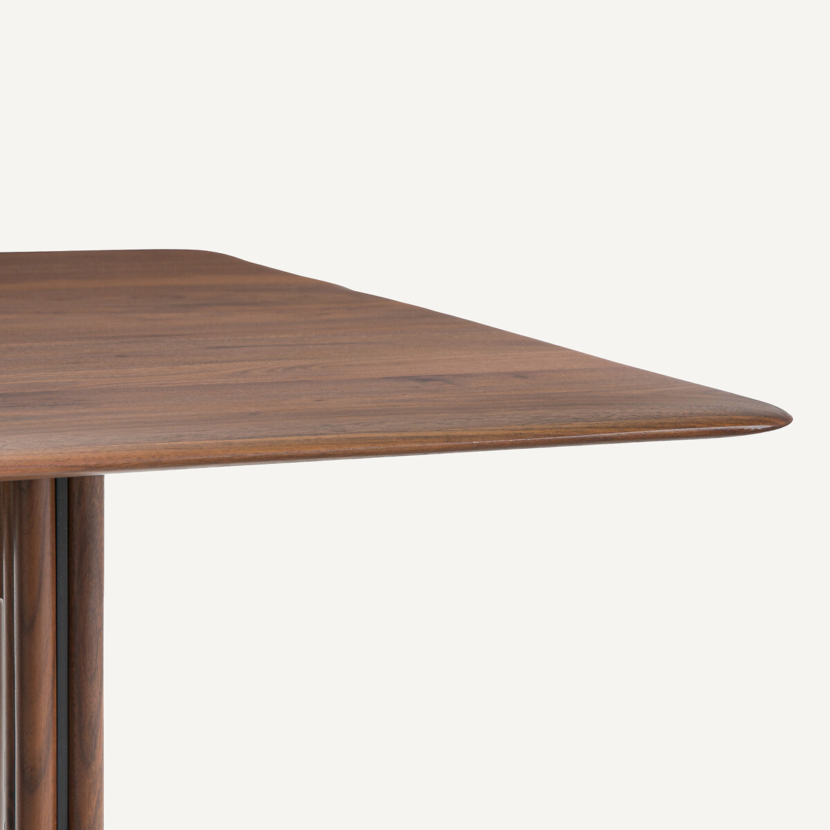 Tafel in massief notenhout en fineer L180 cm, Minela notenhout, AM.PM