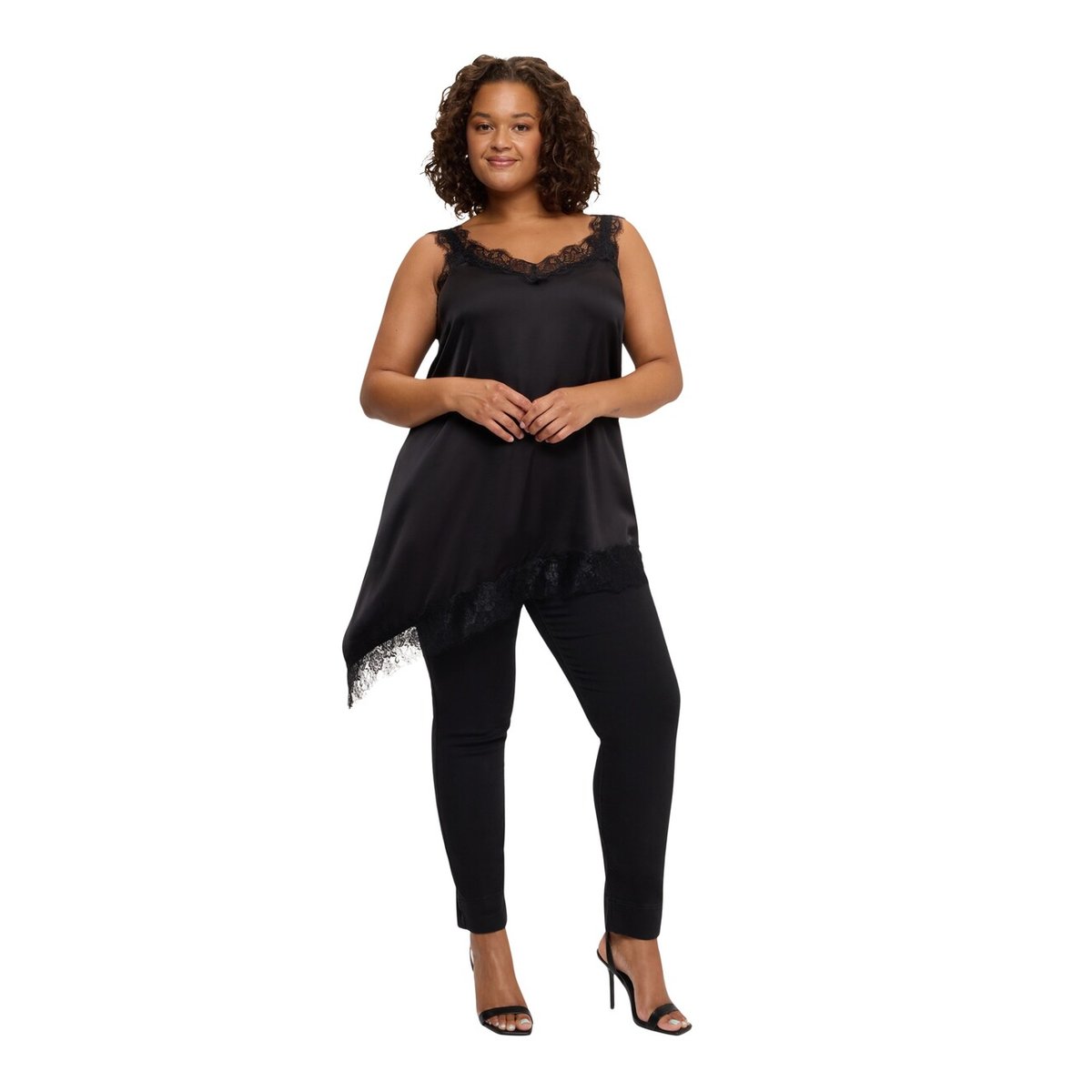 Jeggings noir avec trois boutons noir, FIORELLA RUBINO