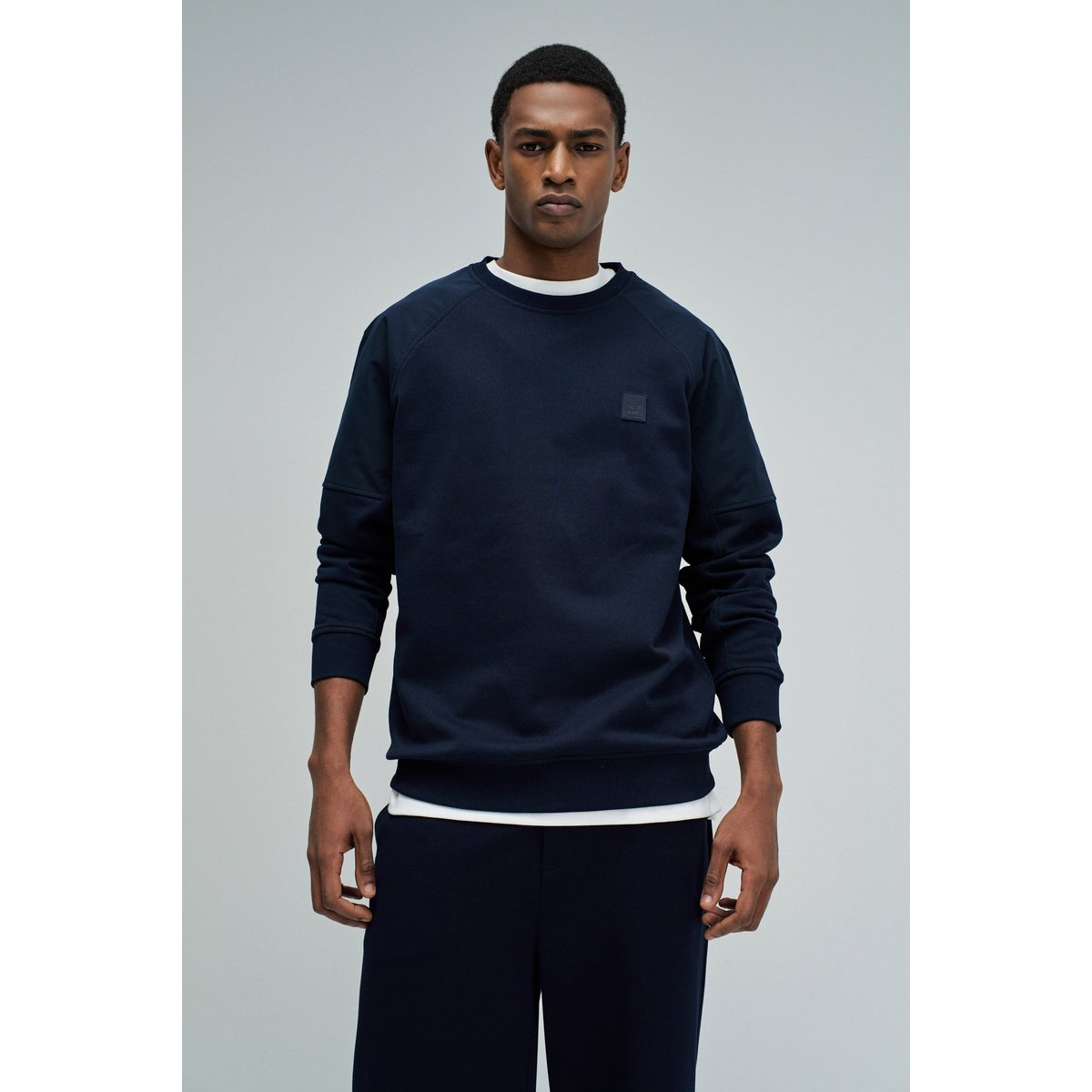 SWEATSHIRT AVEC BRANDING bleu, SALSA JEANS