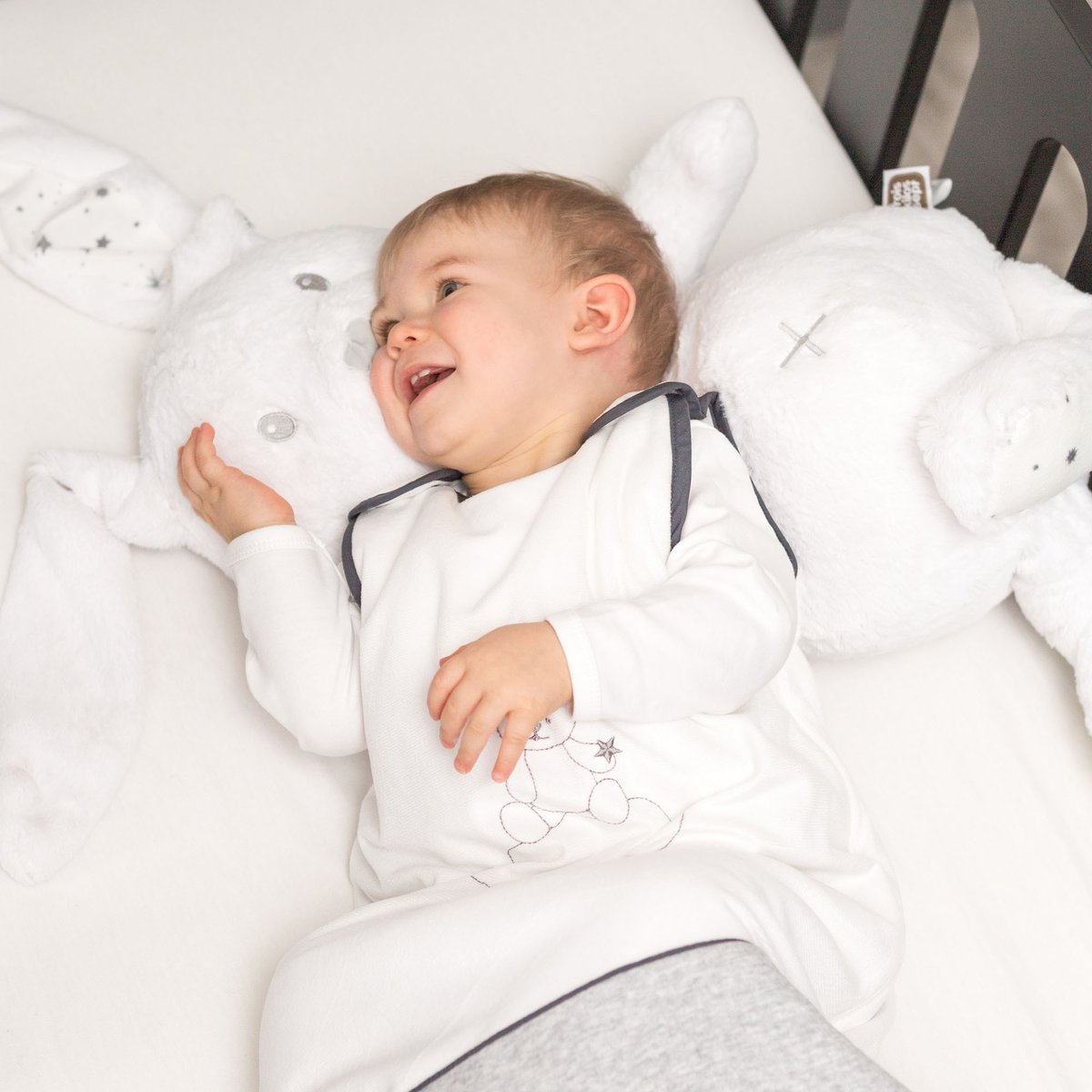 Gigoteuse bébé en velours TOG 2.5 gris, TROIS KILOS SEPT