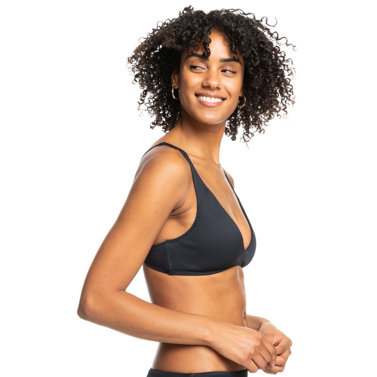 Haut de maillot de bain bikini. noir anthracite, ROXY