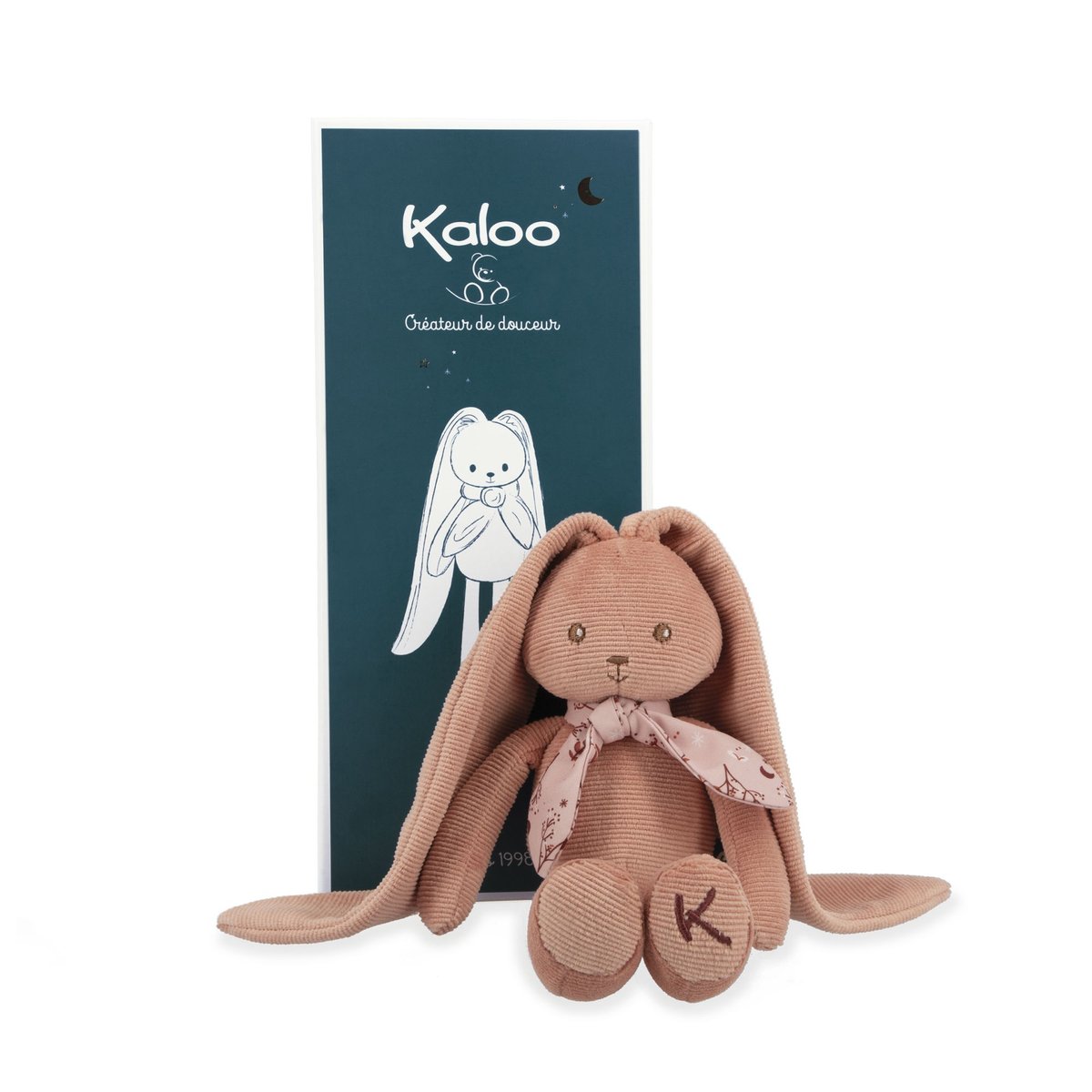 Doudou lapinoo 35 cm terracotta, KALOO