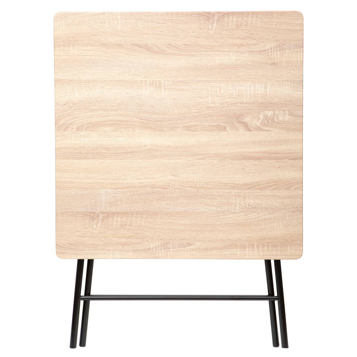 Table pliante 4 places en acier avec repose-pieds beige, 5FIVE SIMPLY SMART