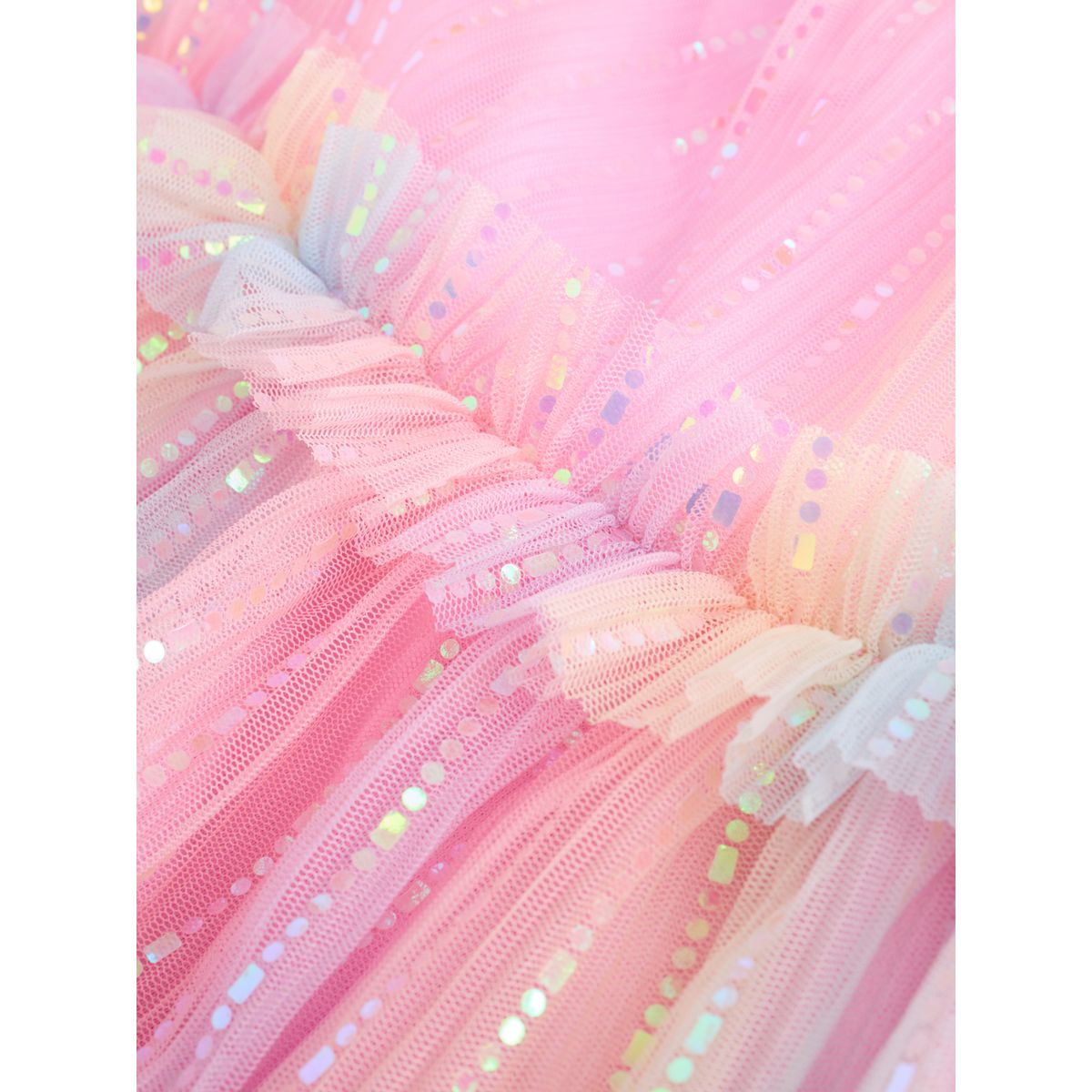Robe de soirée en tulle rose étincelant, NEXT