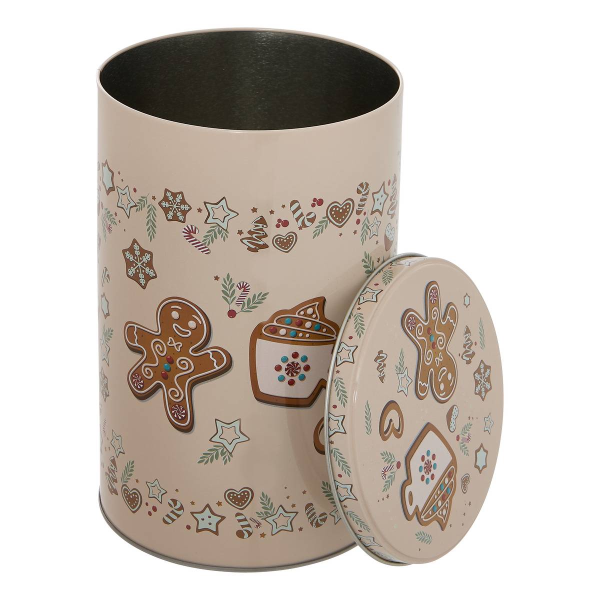 Boîte à gâteaux ronde Noël H.20,5cm modèle b, 5FIVE SIMPLY SMART