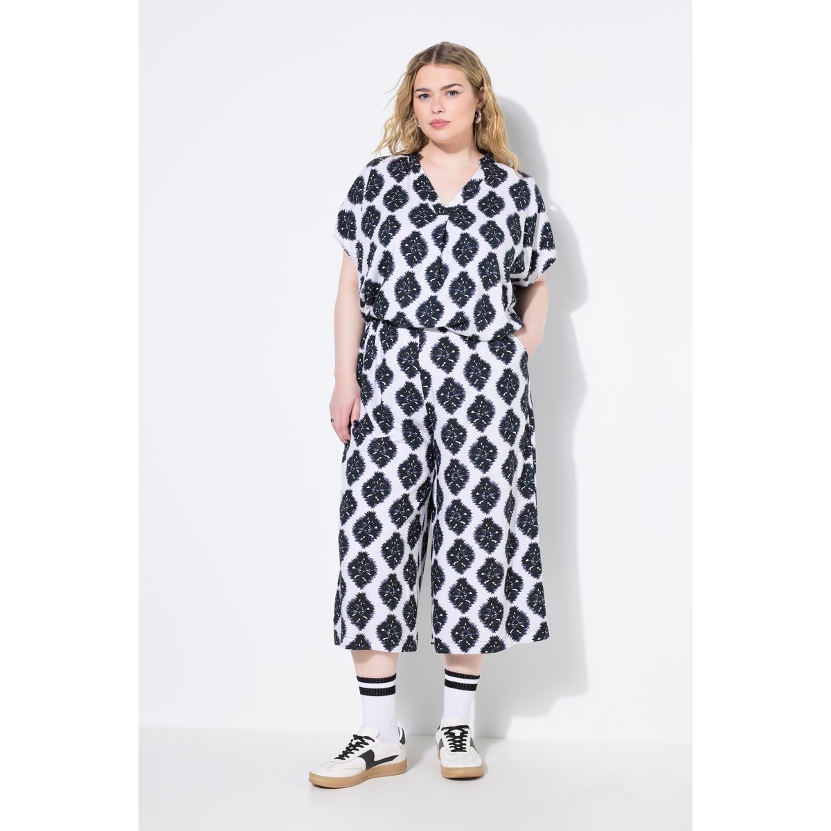 Jupe-culotte coupe Wide Legs blanc cassé, STUDIO UNTOLD