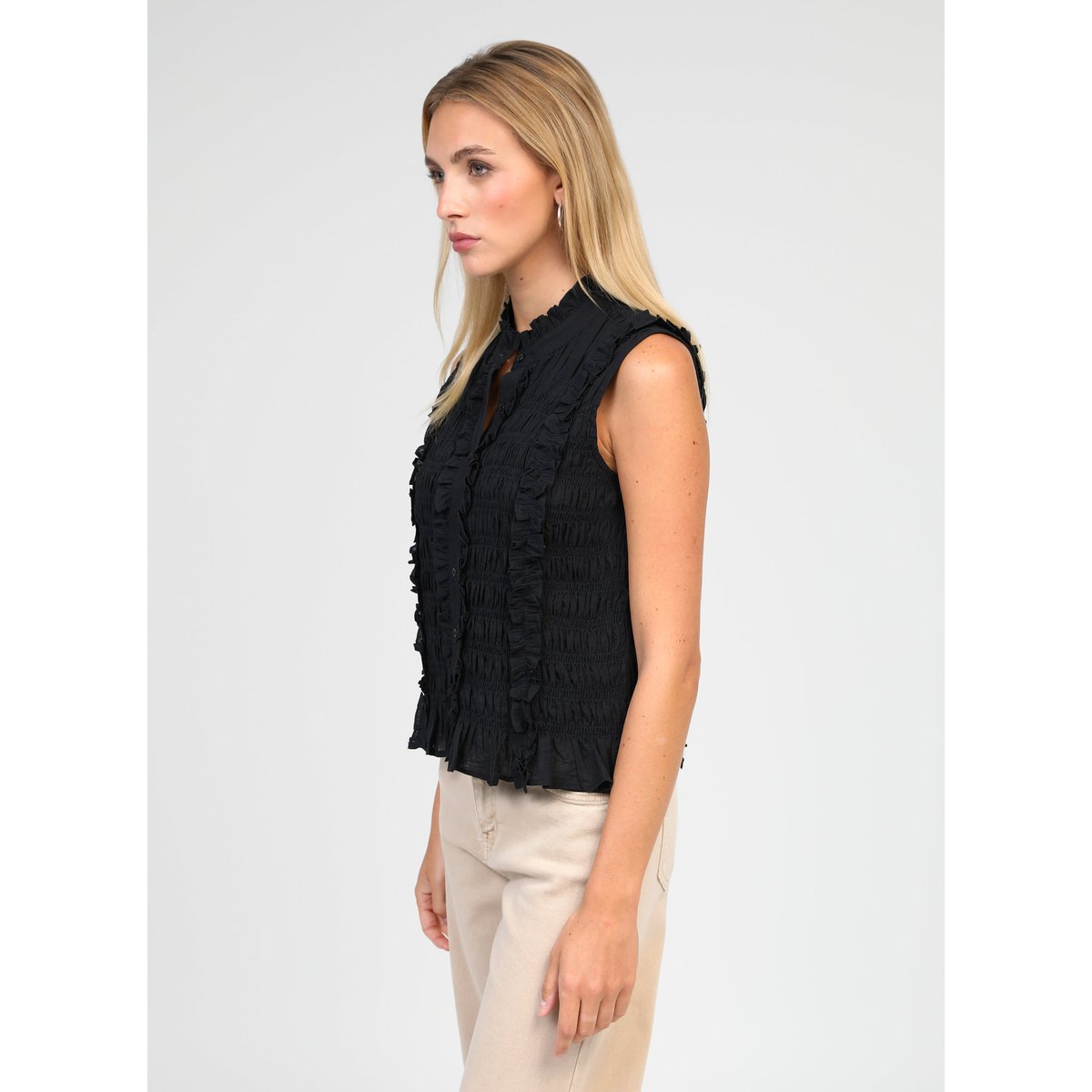 Chemise SLOANE noir, AN'GE