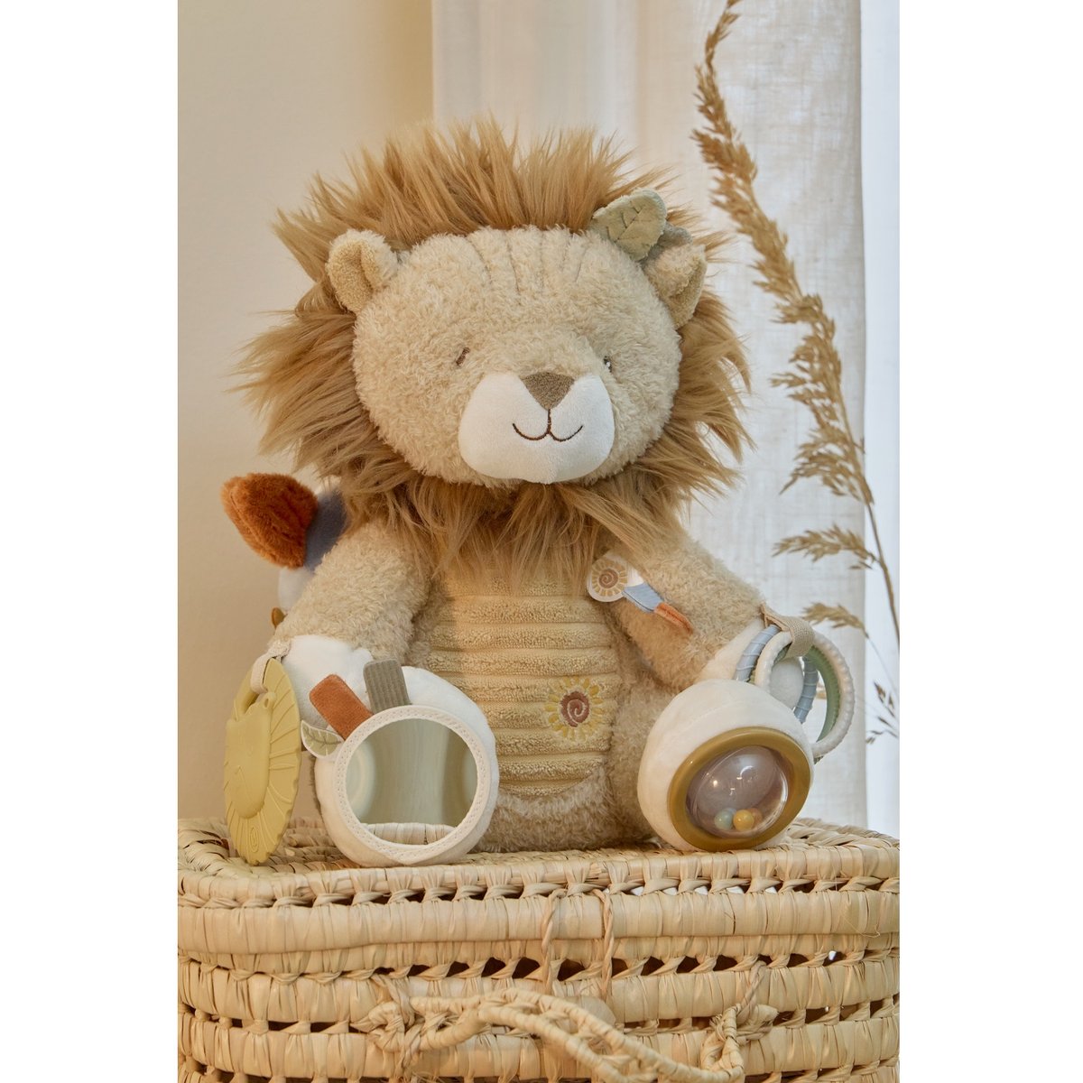 Peluche d'activités jaune, LITTLE DUTCH