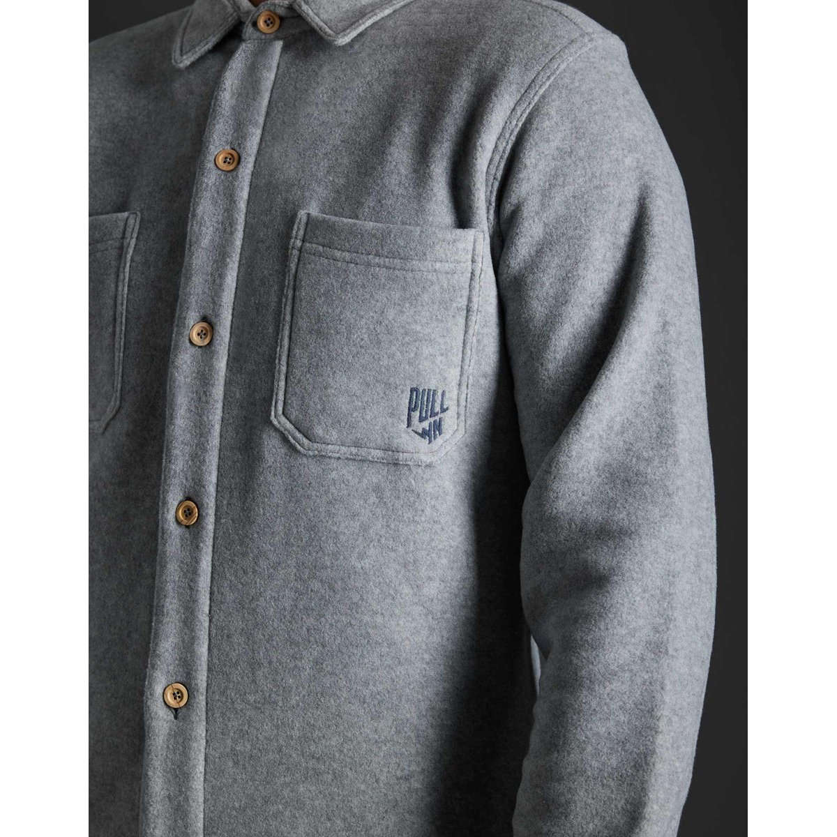 SURCHEMISE POLAIRE HGREY gris, PULLIN