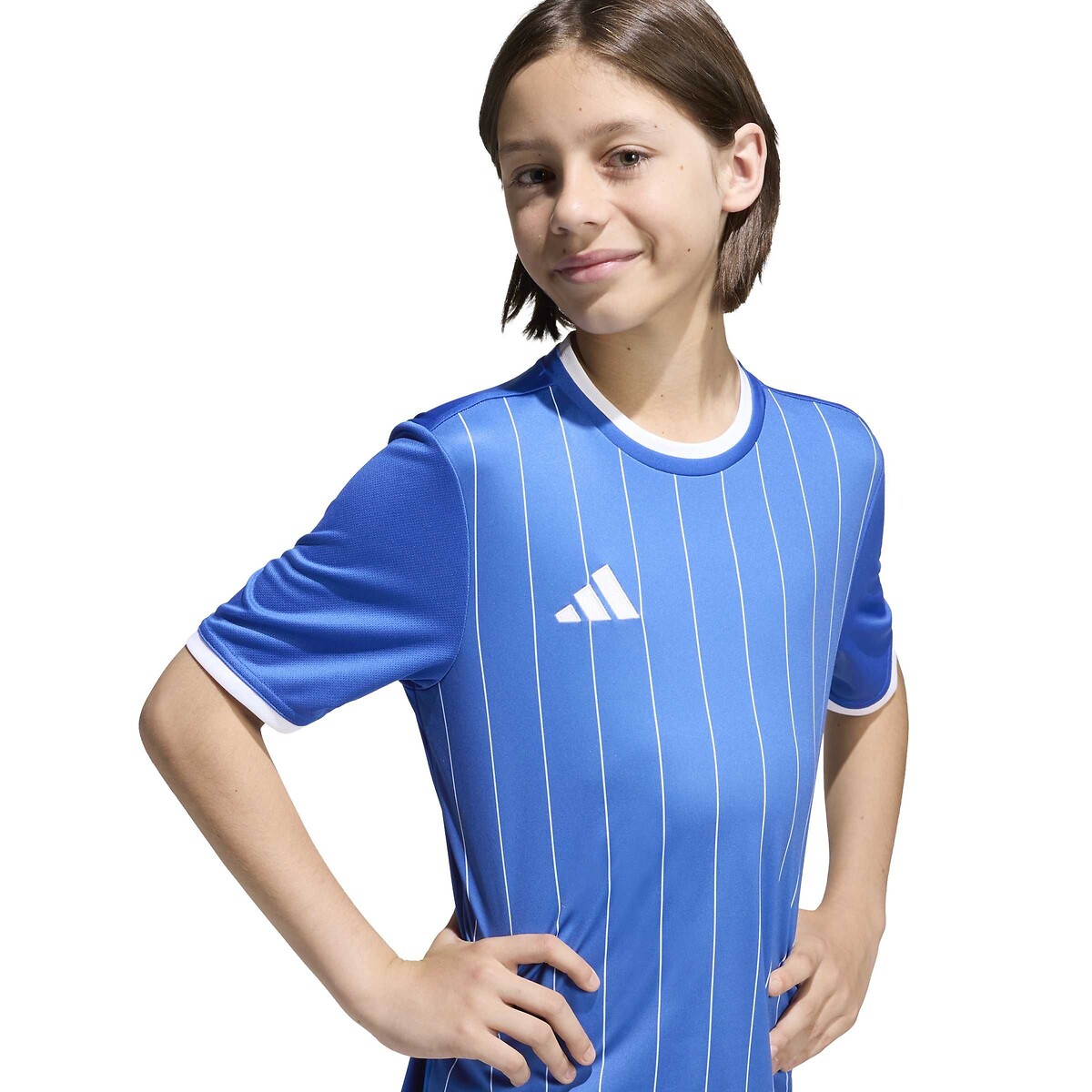 T-shirt à manches courtes de football bleu, adidas Performance