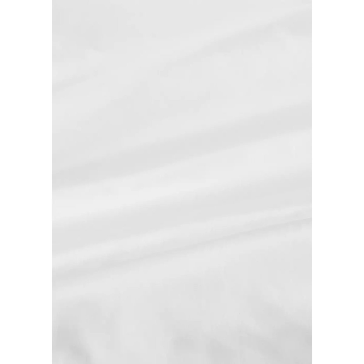 Housse de couette coton satin 600 fils lit 150/160 cm blanc, MANGO HOME