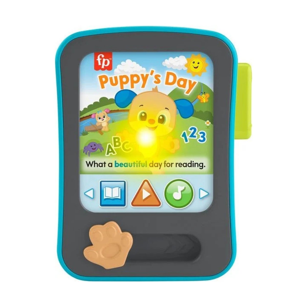 Fisher-Price Jouet d'éveil - Le lecteur d'histoires de Puppy multicolore, MATTEL