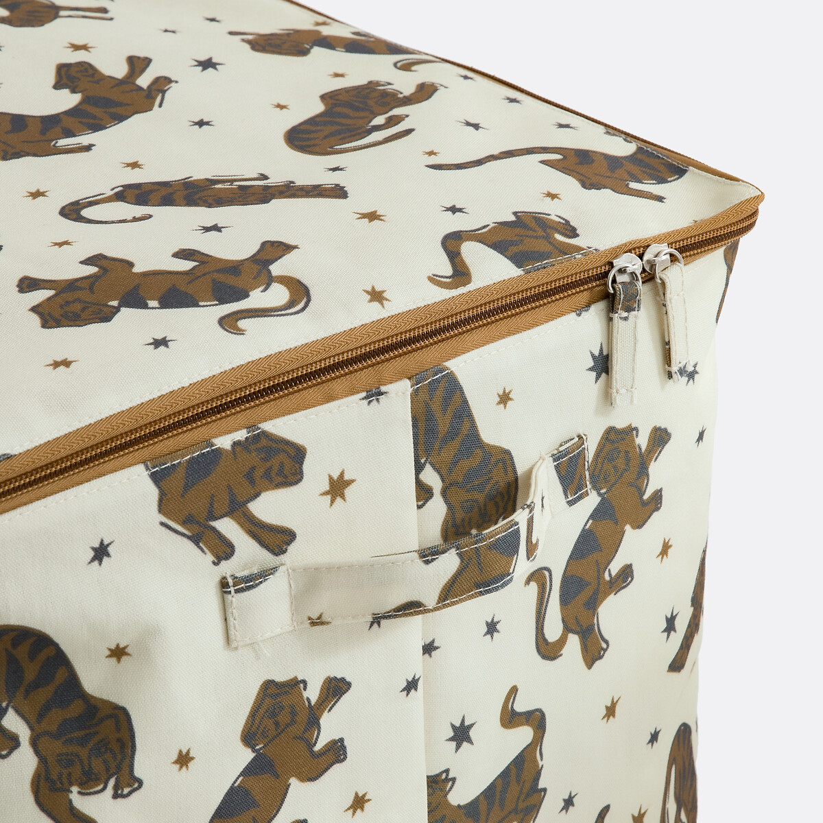 Set van 2 opberghoezen, Tigris dierenprint, LA REDOUTE INTERIEURS