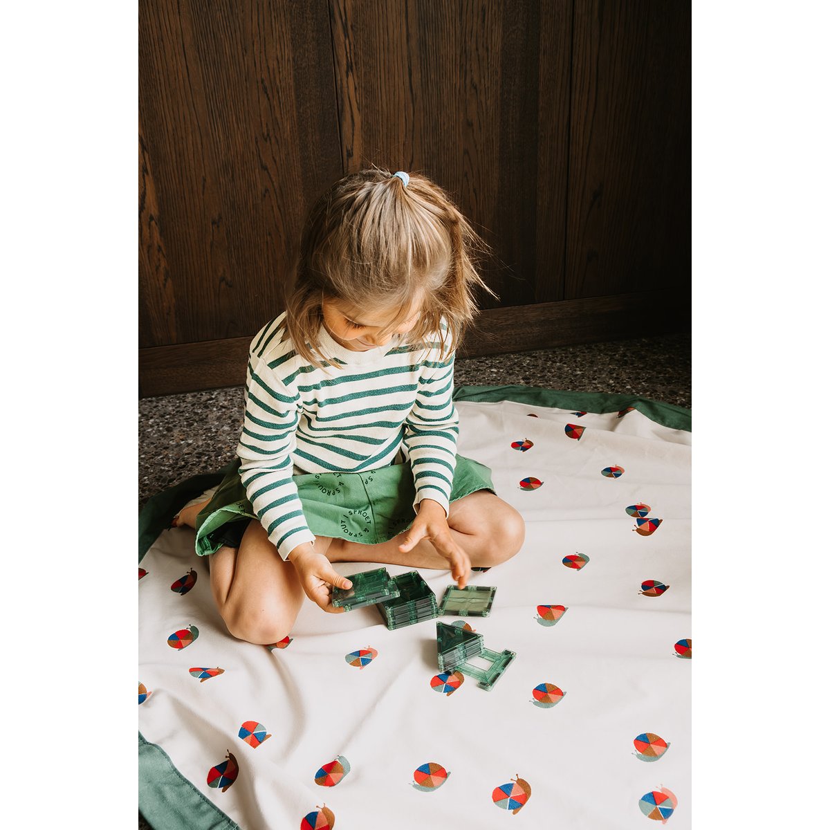 play&go - tapis de jeu & sac à jouets - snail multicolor, PLAY ET GO