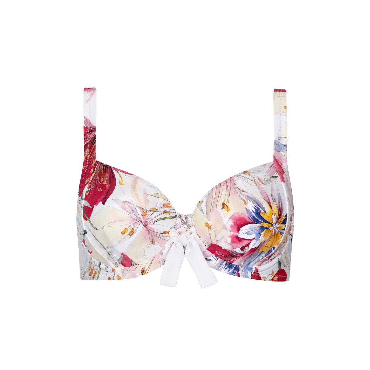 Haut maillot de bain armaturé Tunis blanc, LISCA