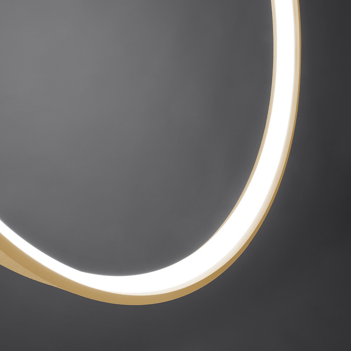 Suspension Aluminium Doré LED 1 Rio doré, EDEN