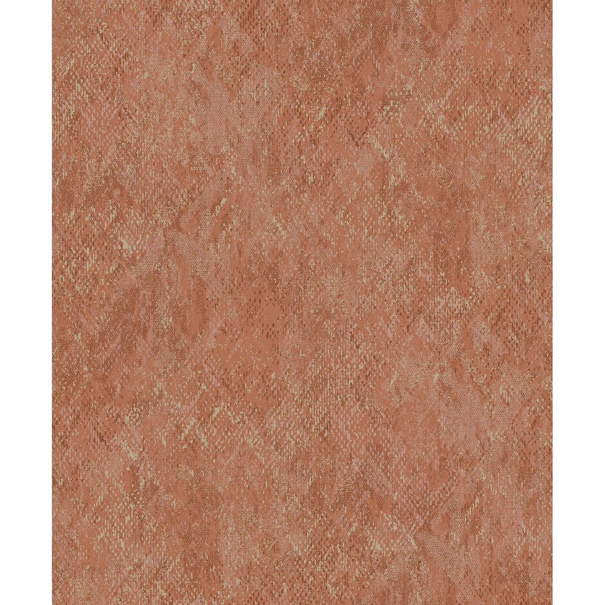 Papier peint effet peau serpent terra cotta autres, HEXOA