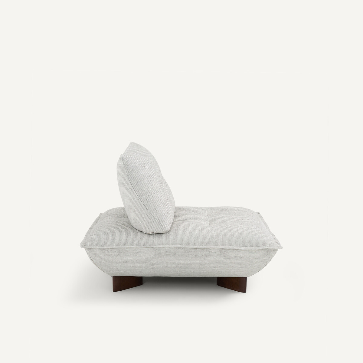 Chauffeuse modulable, en coton côtelé, KAORI gris clair, AM.PM