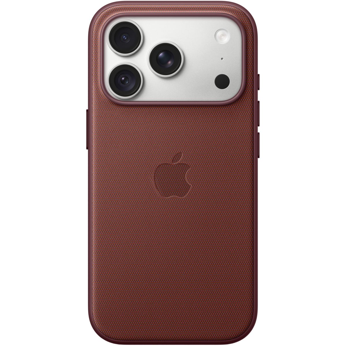 Coque iPhone 18 Pro TechWoven Bordeaux Magsafe couleur unique, APPLE