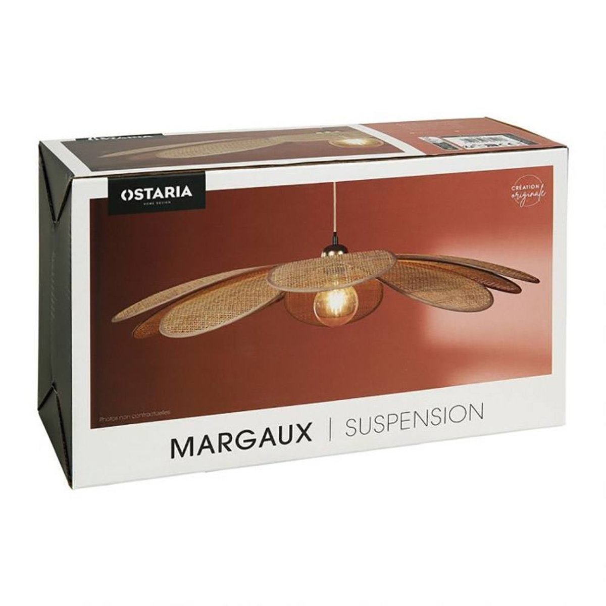 Suspension bambou Margaux S naturel D60 beige, DECORATIE