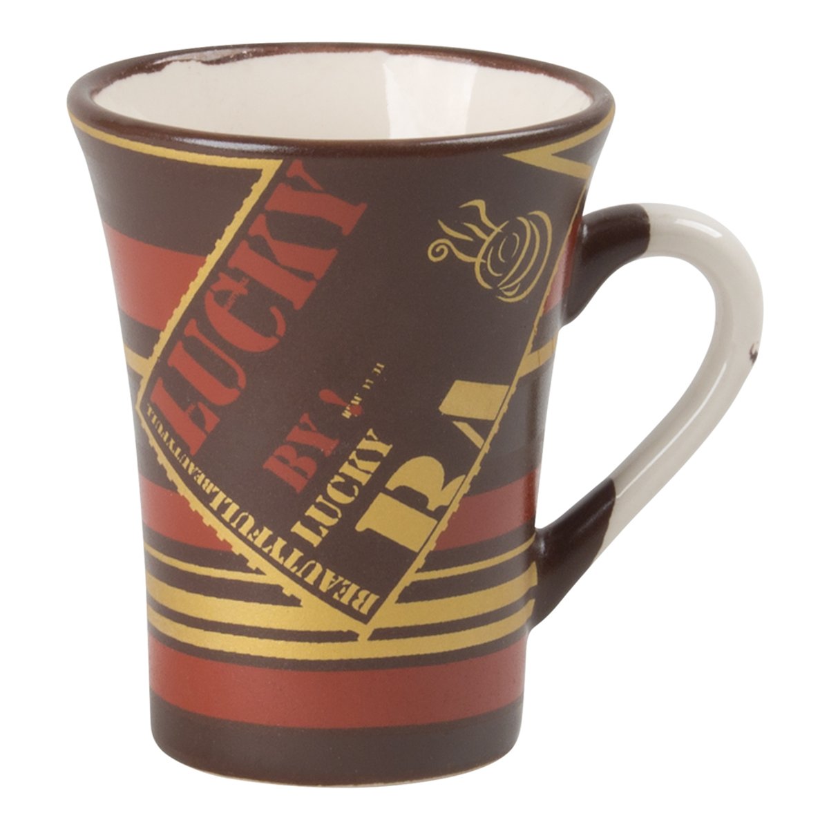 Tasse à café 8 cl décors assortis (lot de 6)-COLLECTOR multicolore, TREND UP