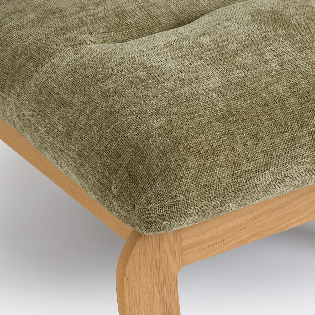 Lage gestoffeerde fauteuil, TALET eik/groen, LA REDOUTE INTERIEURS