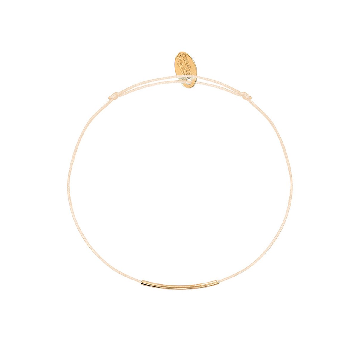 Cordon fineline beige doré, CAROLINE NAJMAN
