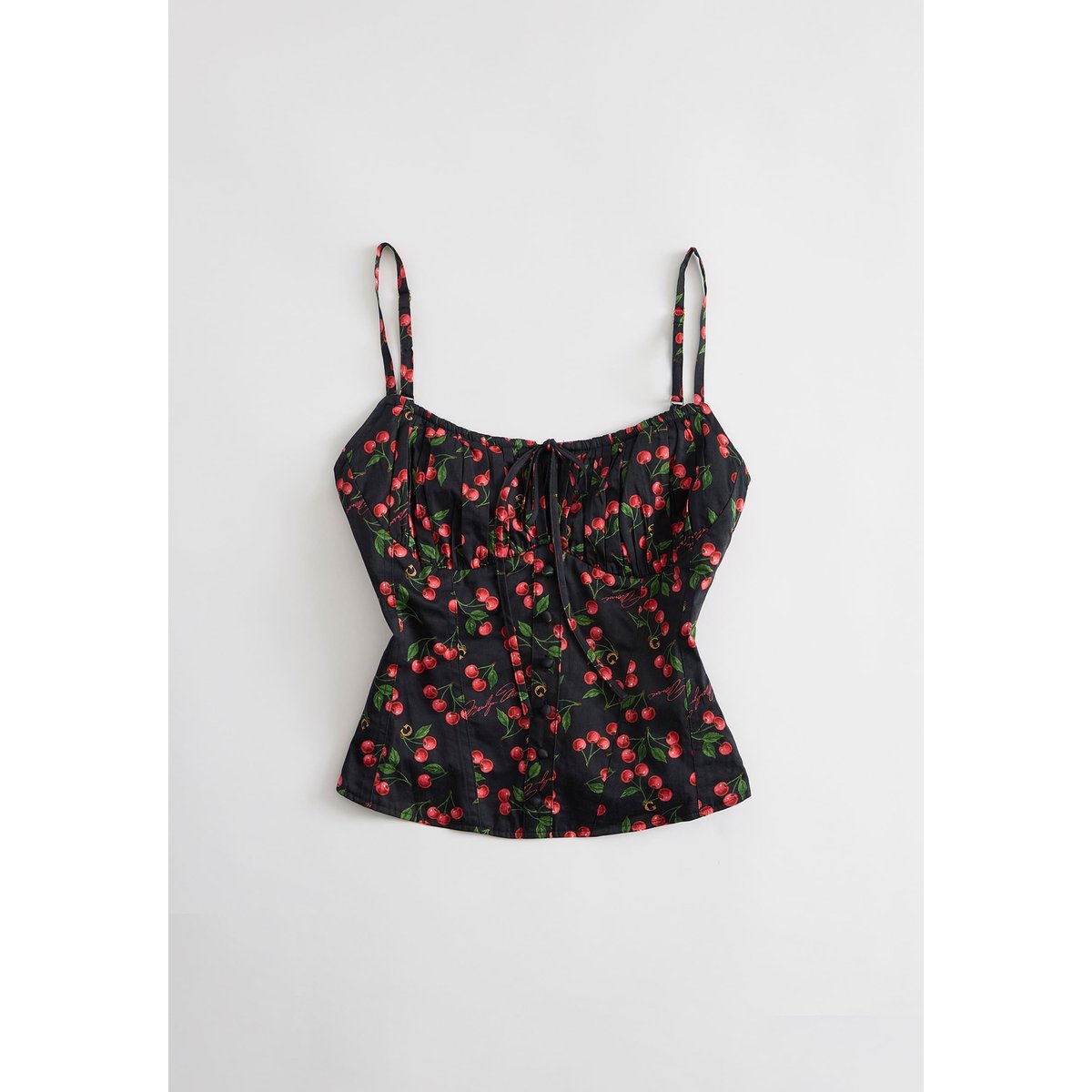 Top Corset Imprimé noir multi, GUESS
