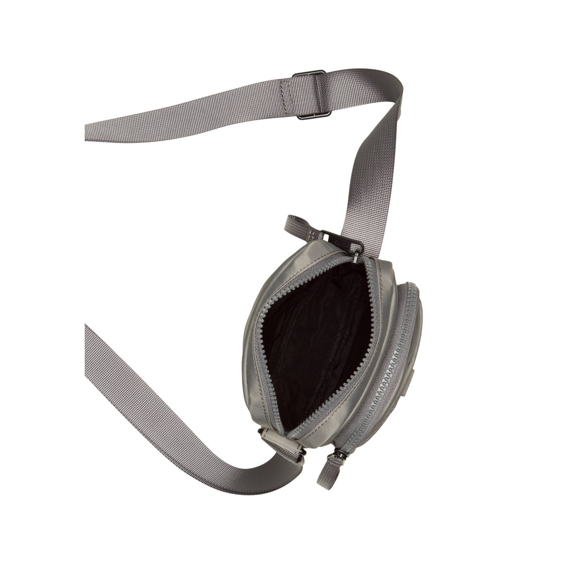 Sac à bandoulière modèle Pascal en polyamide recyclé gris, MARC O'POLO
