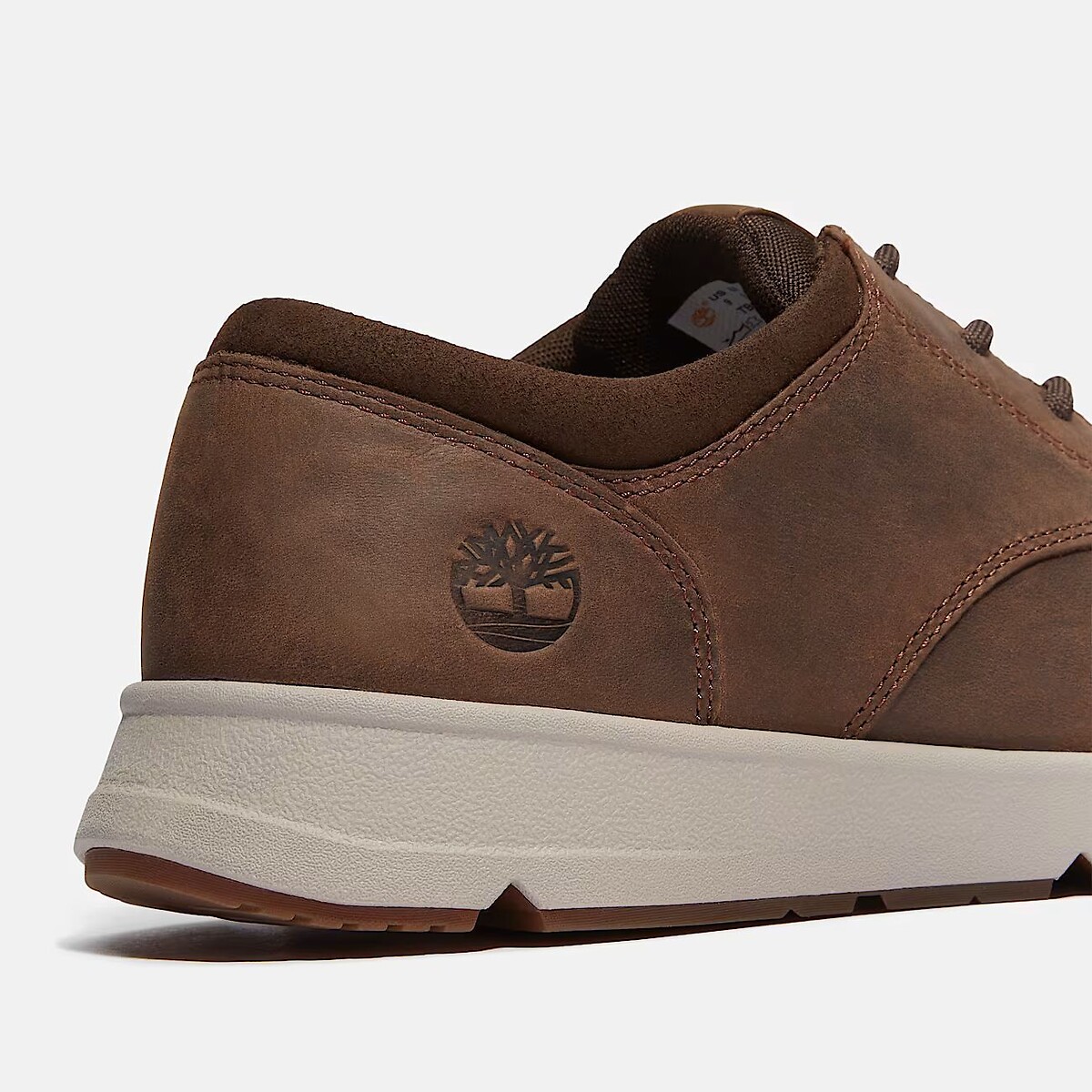 Baskets en cuir, Parker Street Low Lace marron foncé, TIMBERLAND