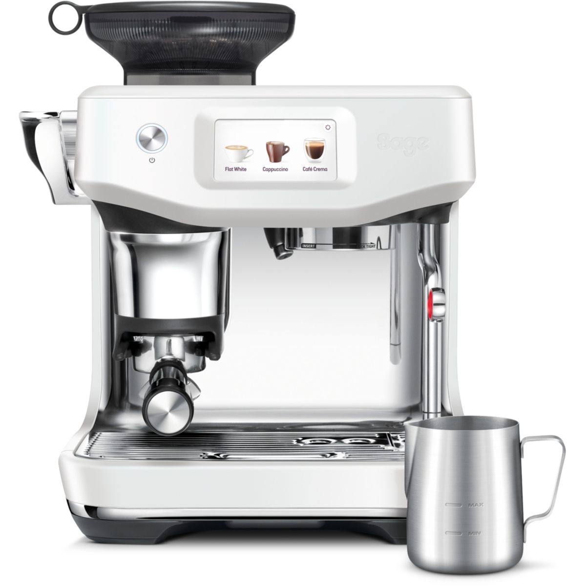 Machine à expresso the Barista Touch Impress SES882SST4FEU1 argent / métallique, SAGE APPLIANCES
