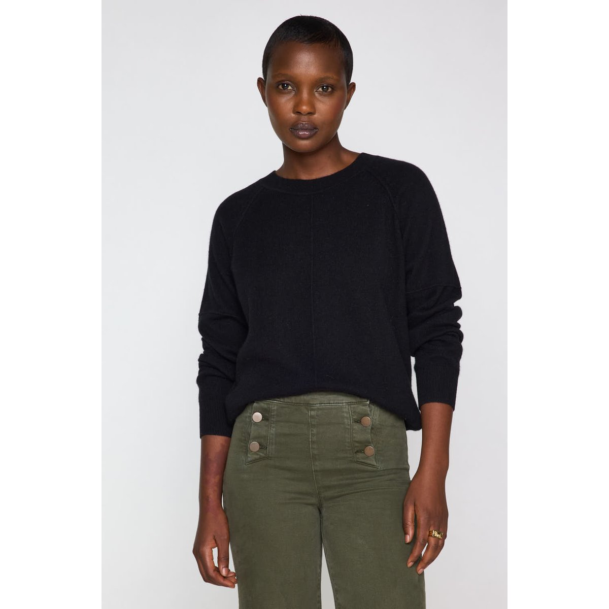 Pull en 100% cachemire 2 fils ARY noir, Maison 123