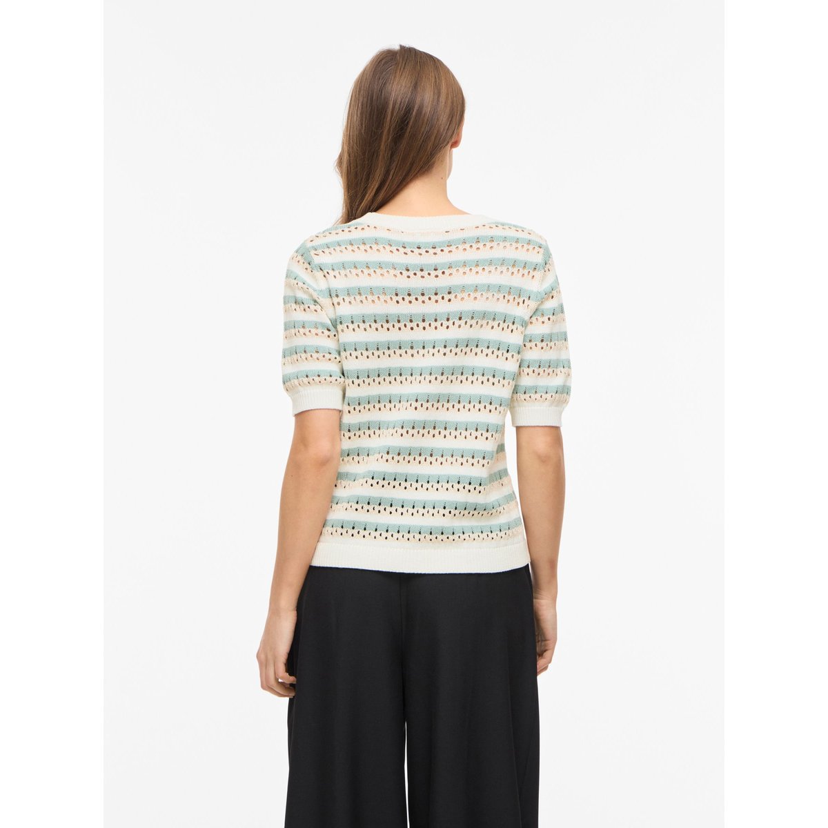 Top En Maille blanc - snow white1, VILA