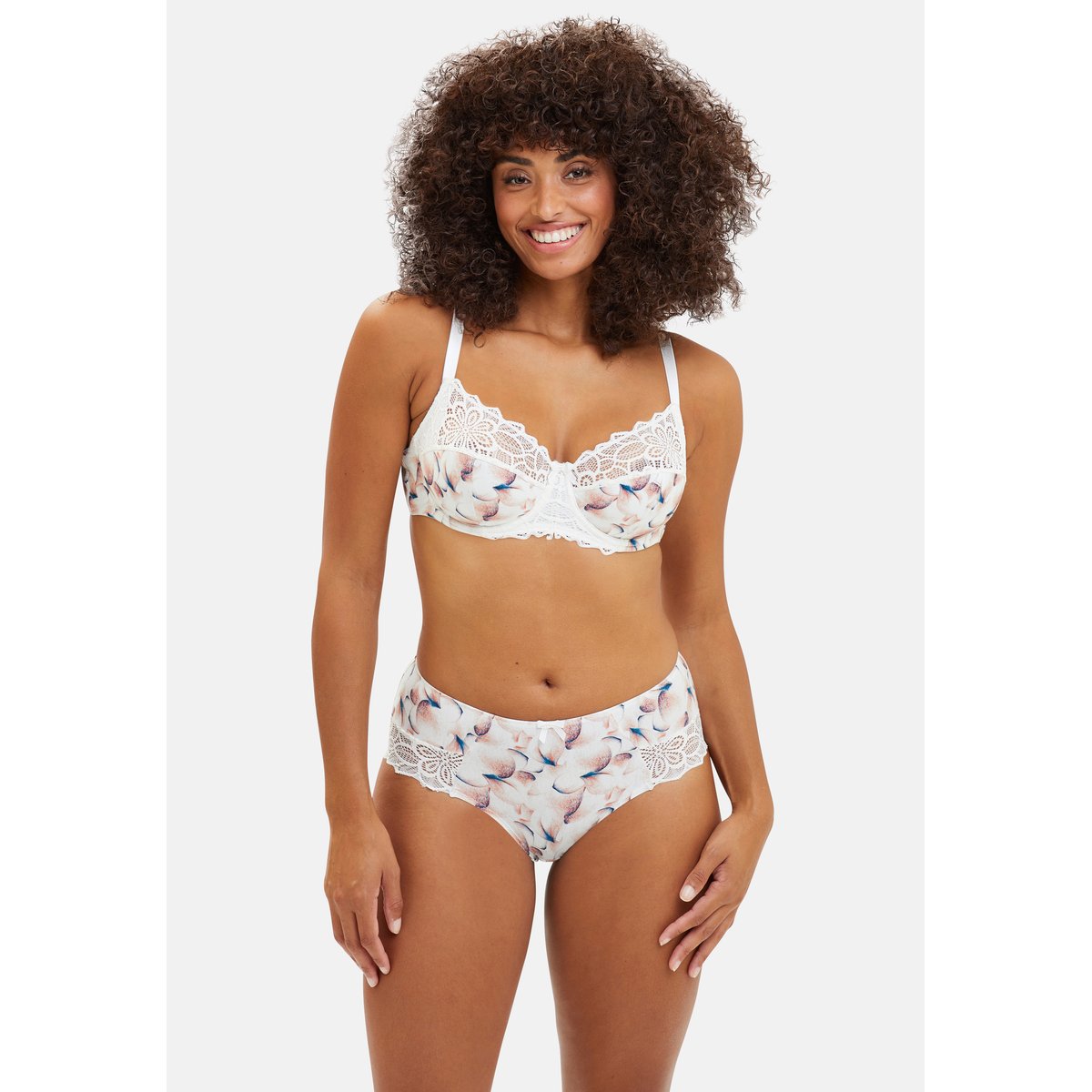 Soutien-gorge FLORA imprime poesie pastel, SANS COMPLEXE