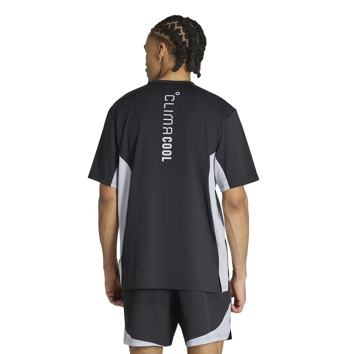 T-shirt de training, manches courtes, INTENSITY noir/gris, adidas Performance