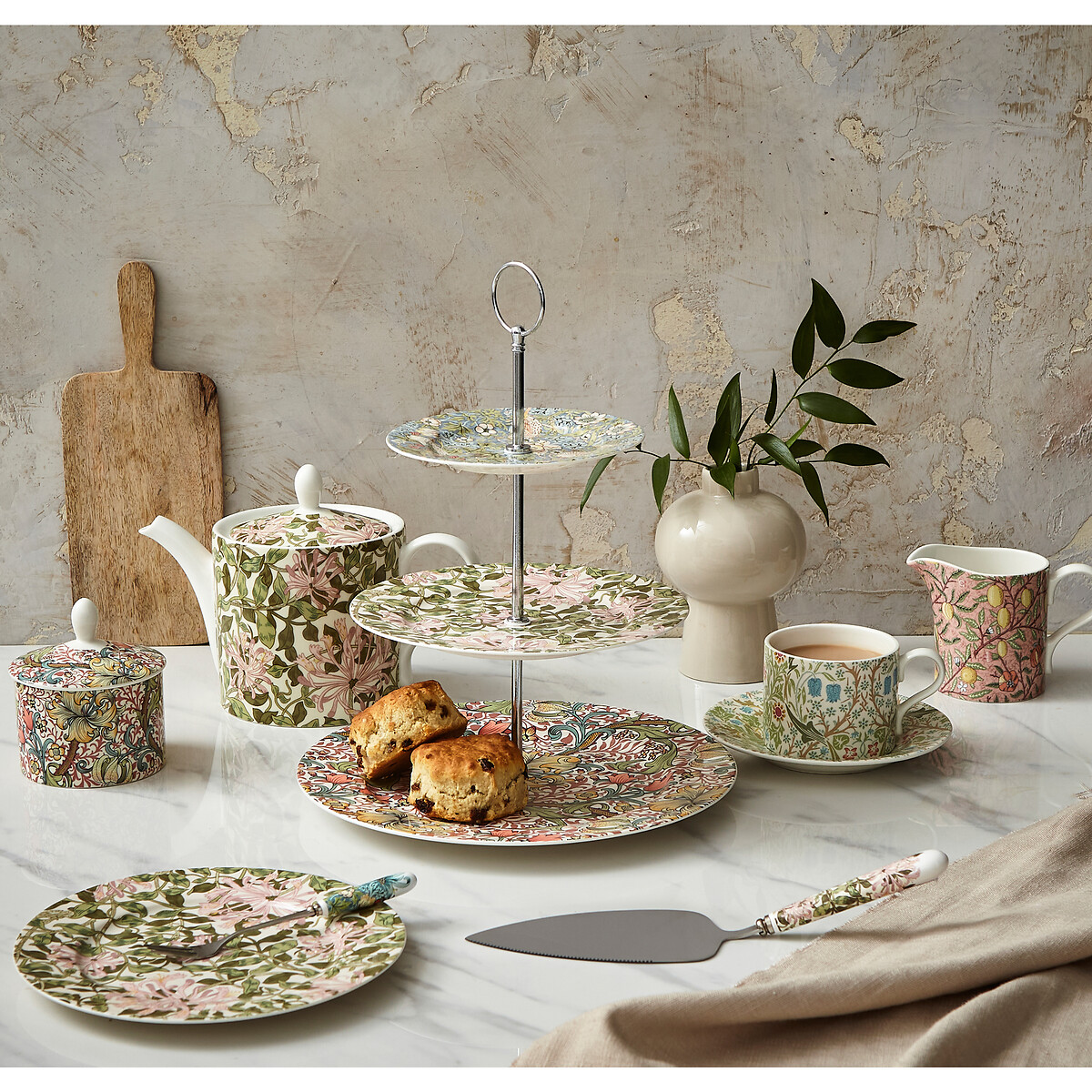 3-Tier Morris & Co. Cake Stand multi-coloured, MORRIS & CO.