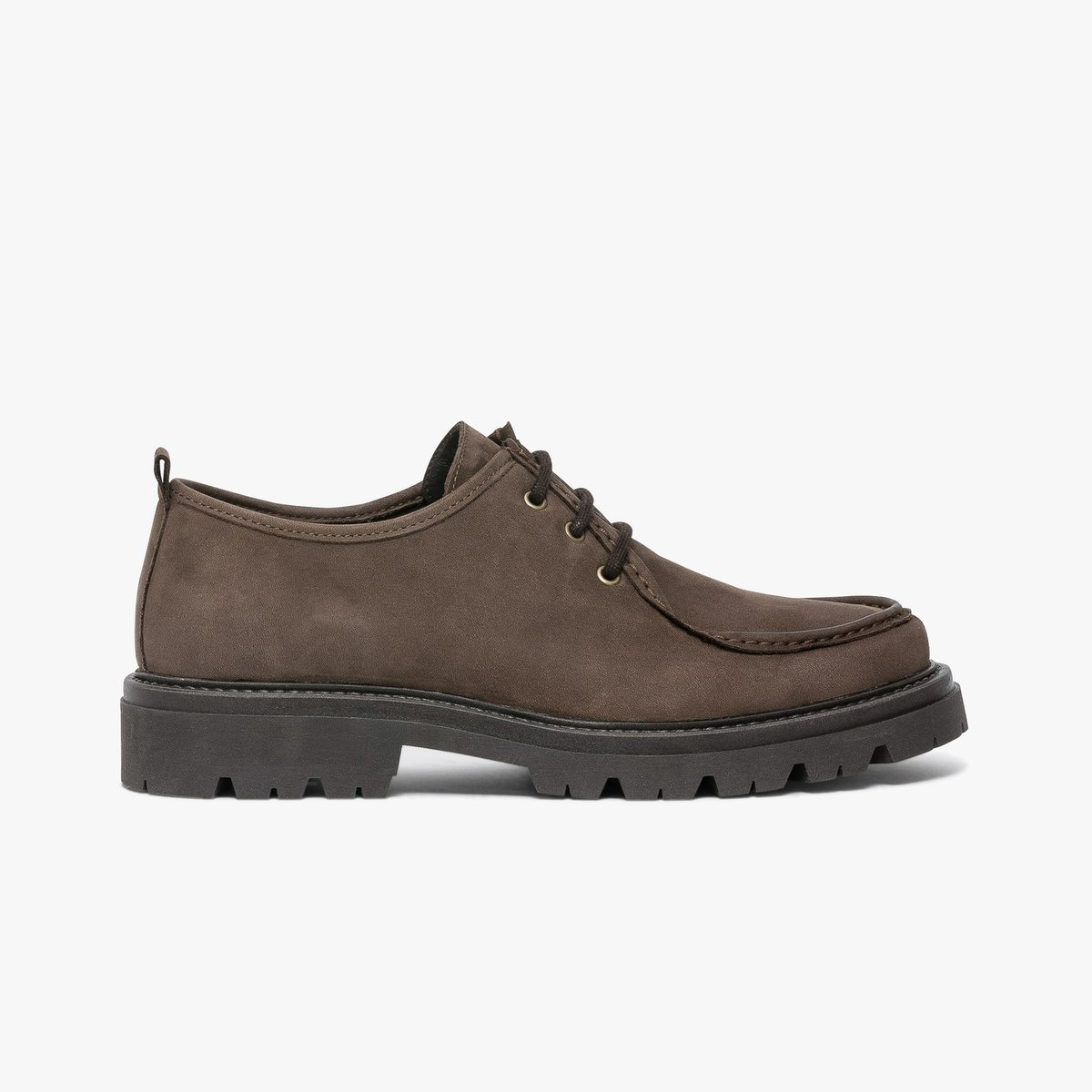Derby en cuir GEREMIA gris taupe, BOCAGE