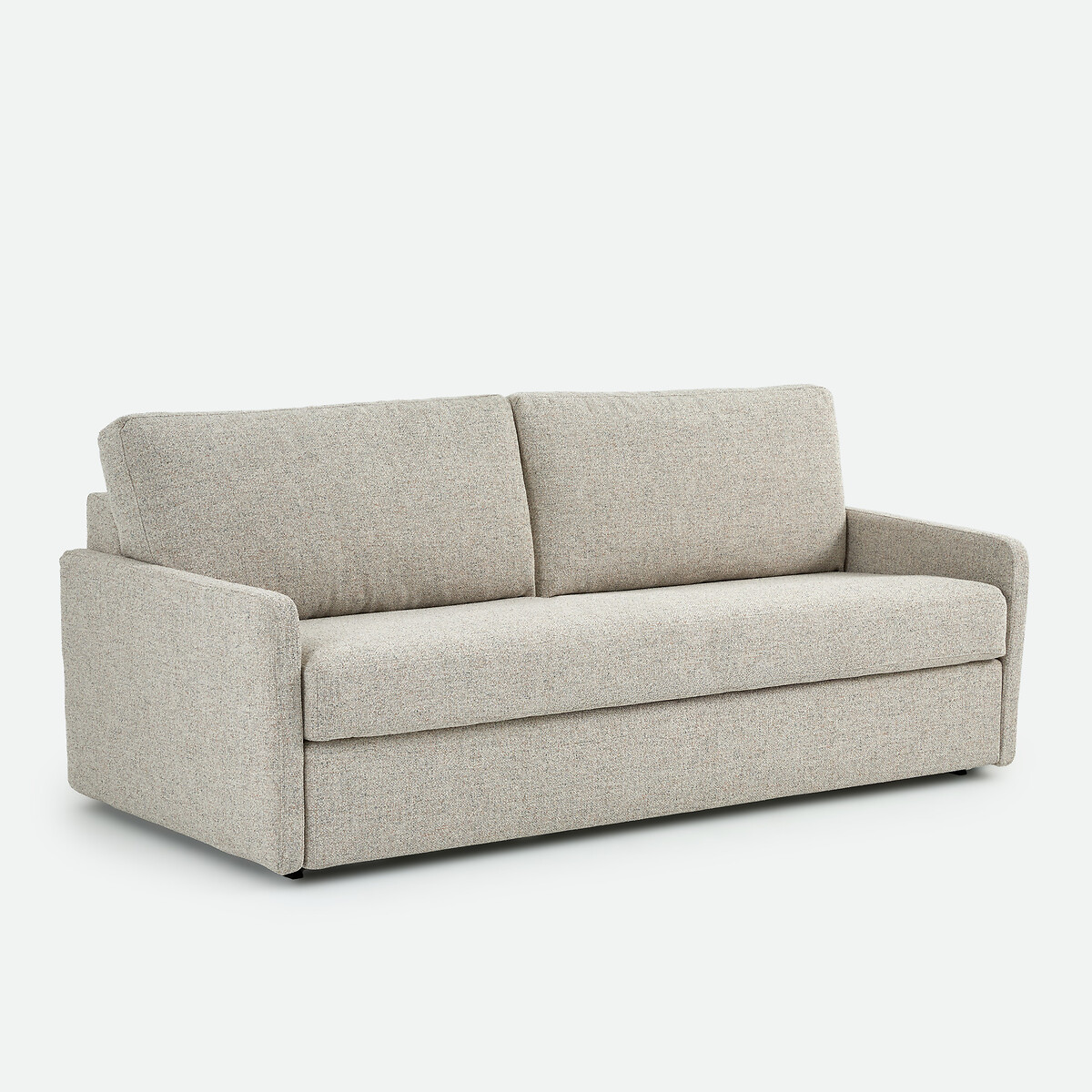 Canapé convertible, 2, 3 ou 4 places, Standard, tissu texturé moucheté, MARTA ecru/bleu, LA REDOUTE INTERIEURS