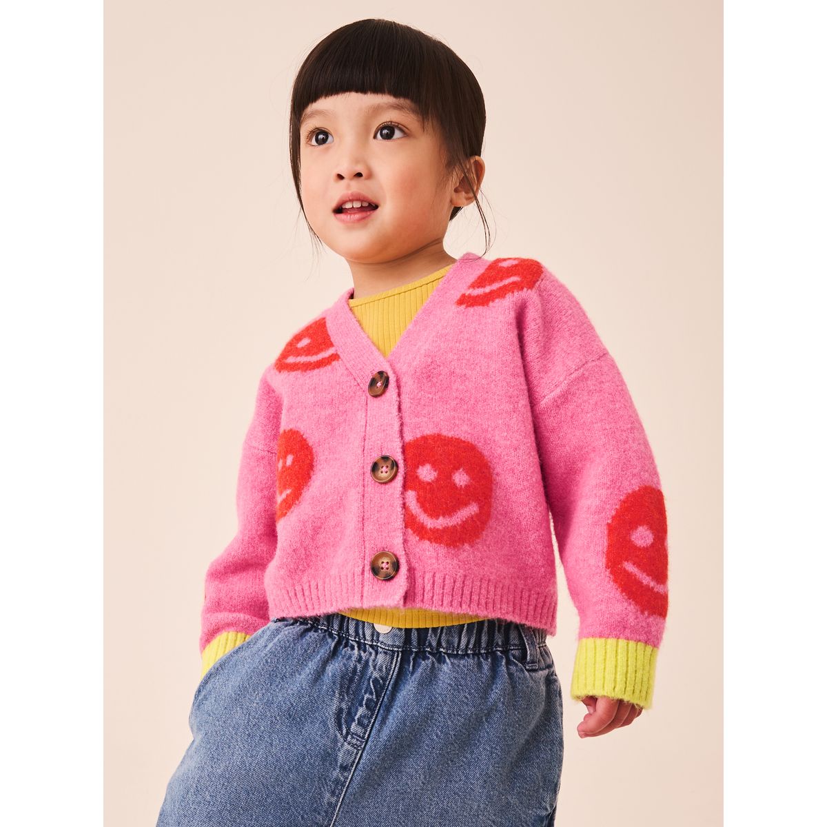 Cardigan à col v rose, NEXT