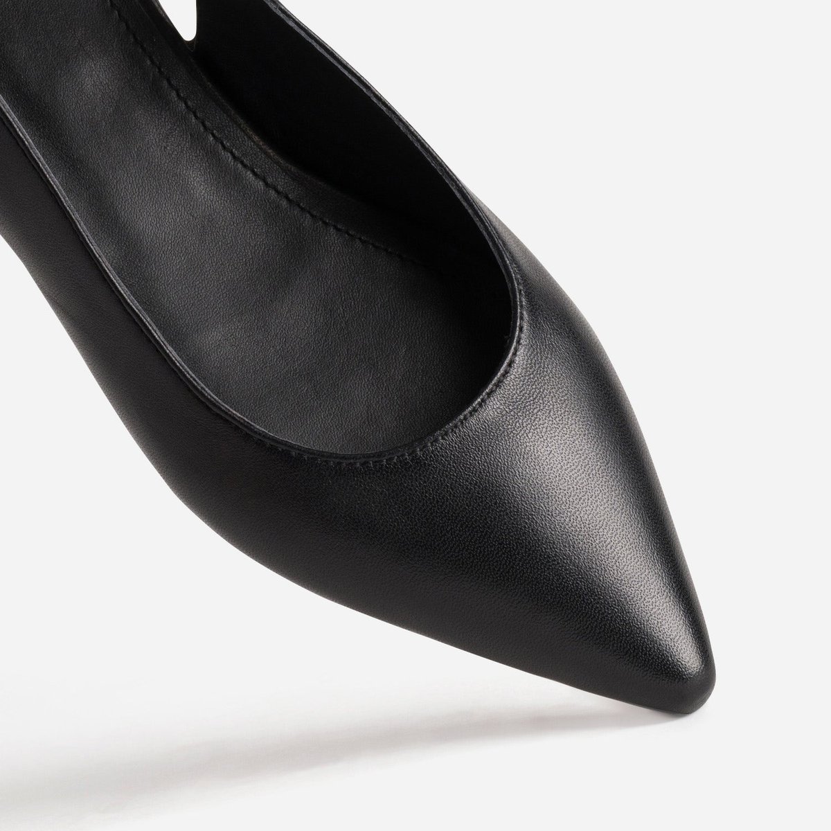 Ballerine en cuir BEDRA noir, ERAM