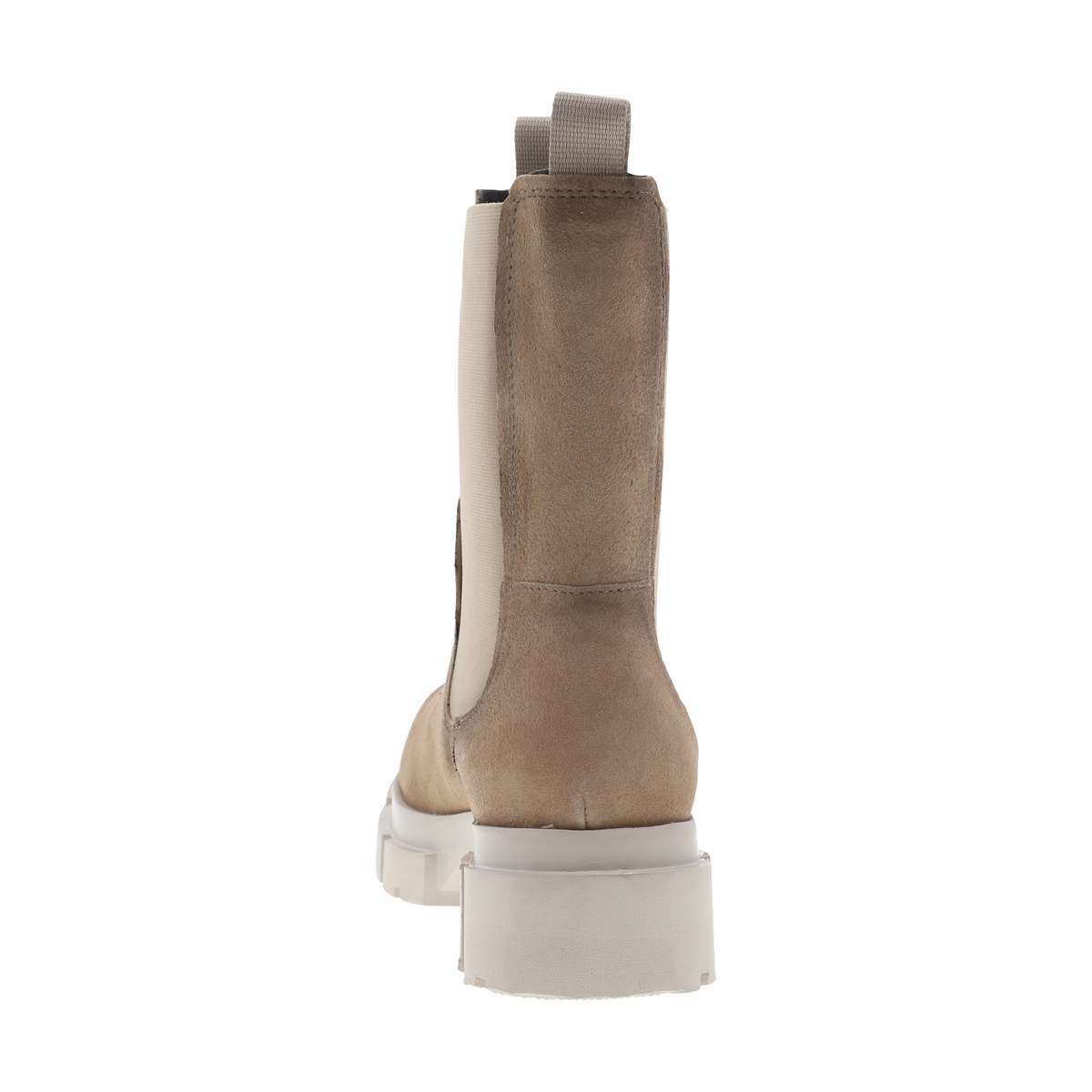Boots cuir nubuck talon bottier gris, BUGATTI