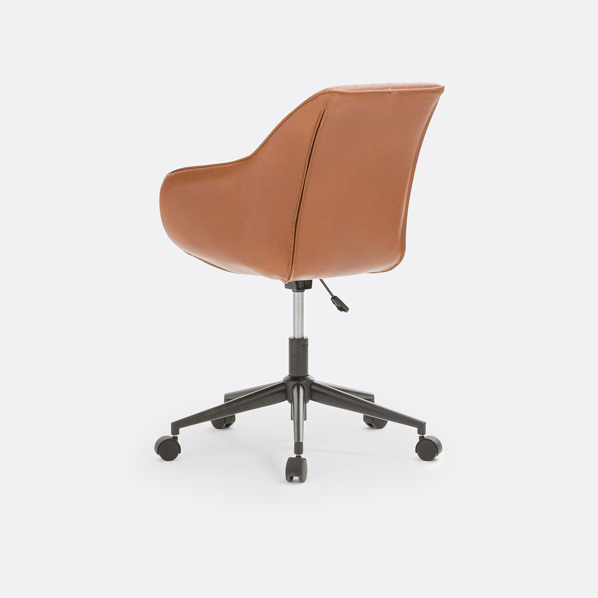 Sillón de escritorio con ruedas, Hiba coñac, LA REDOUTE INTERIEURS