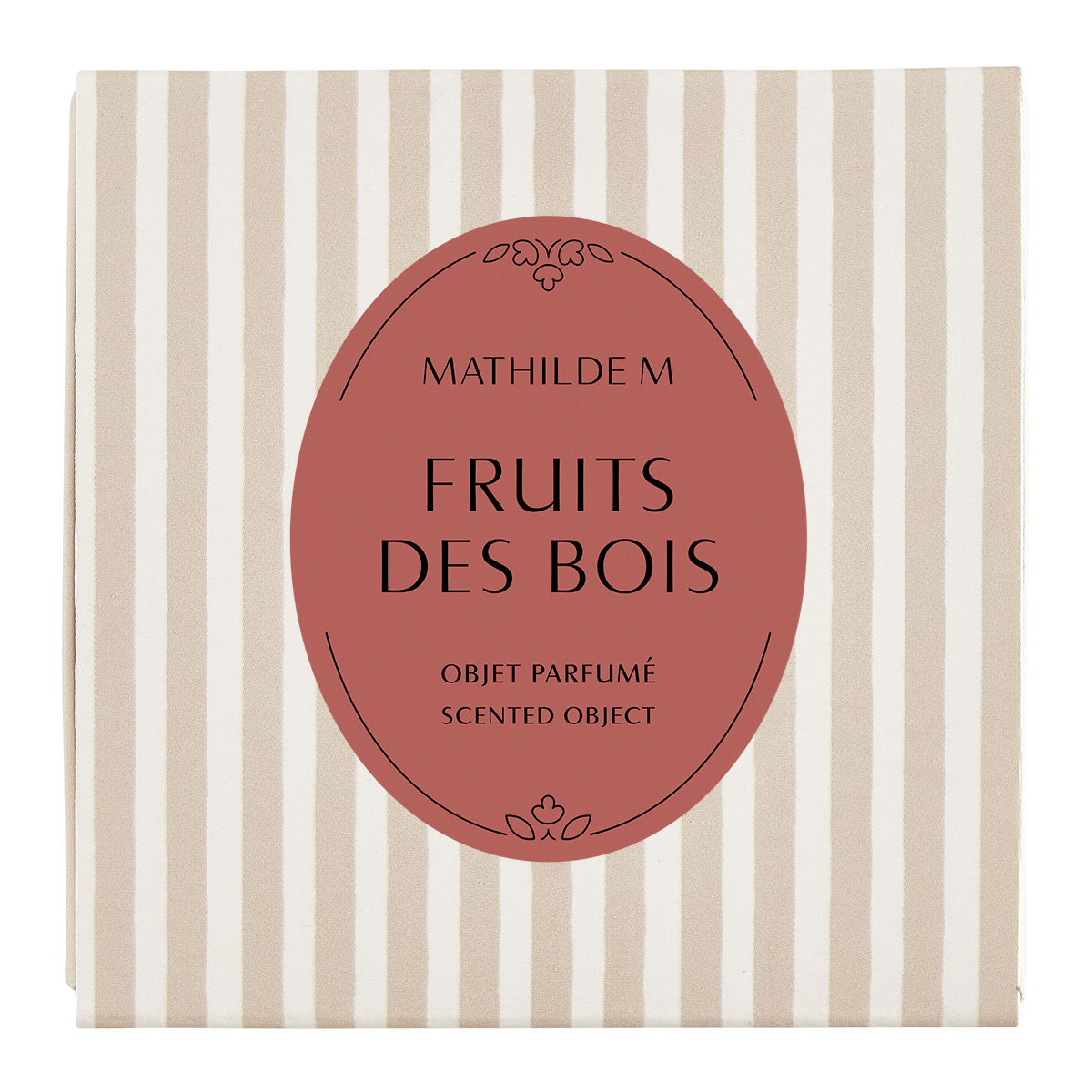 Coffret de 4 décors fondants en cire parfumée - FRUITS DES BOIS blanc, MATHILDE M