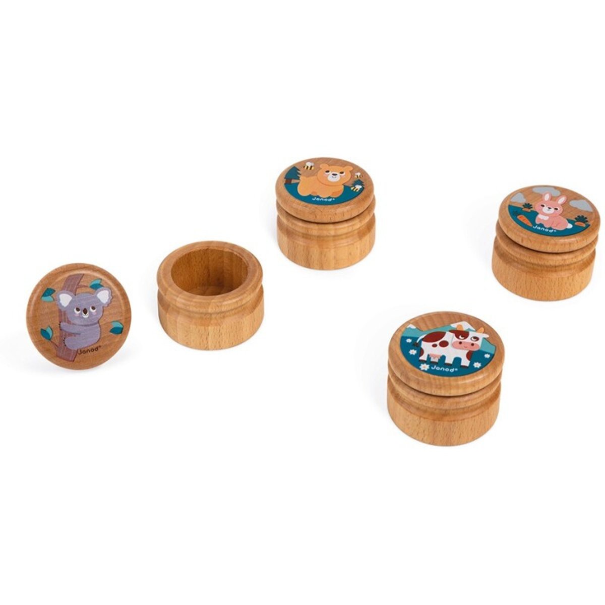 Boîte à dents Animaux beige, JANOD