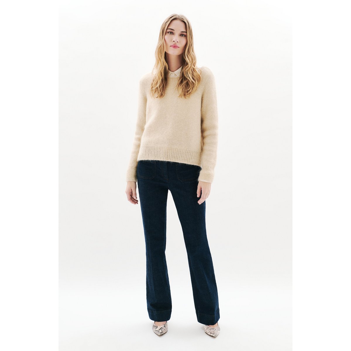 Pull Stephano gris clair, CAROLL