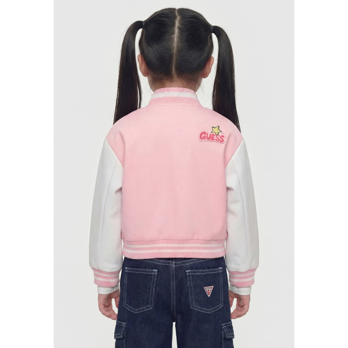 Veste Bomber Matelassée rose, GUESS KIDS