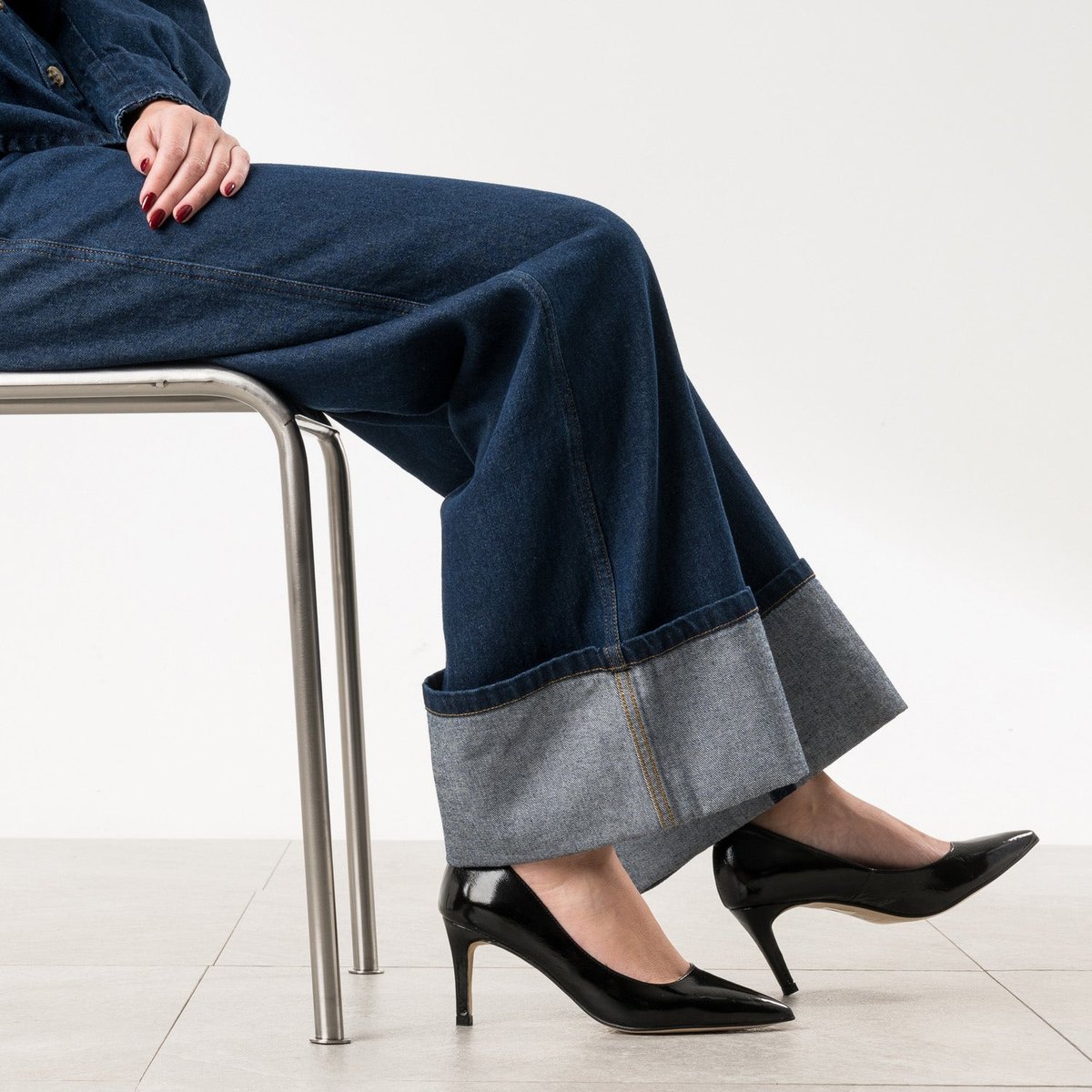 Escarpin en cuir ANITA noir, ERAM